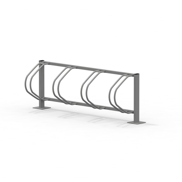 Fahrradständer Reihenparker für 4 Fahrräder
