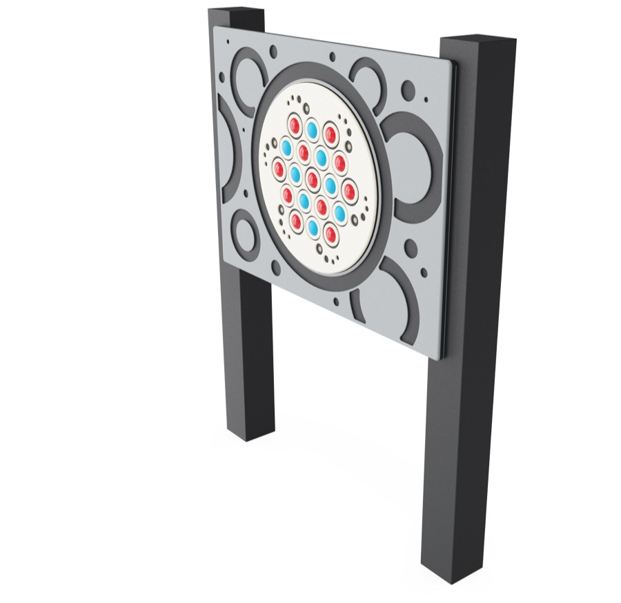 Rollenkugel-Spielwand, eckige Pfosten TPP280025