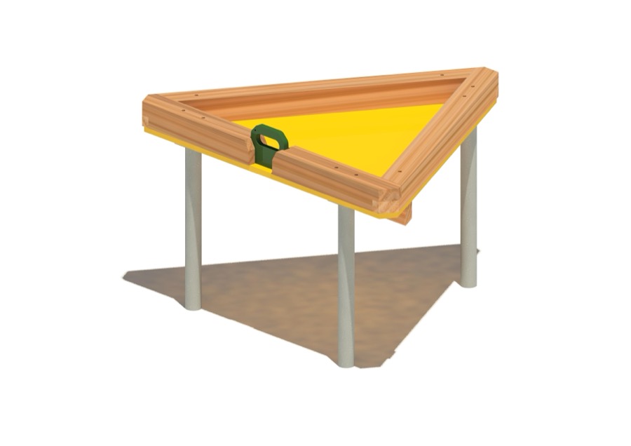 Matschtisch 196, 3-eckig