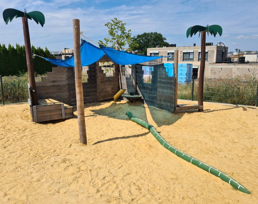 Sandspielkulisse Dschungel