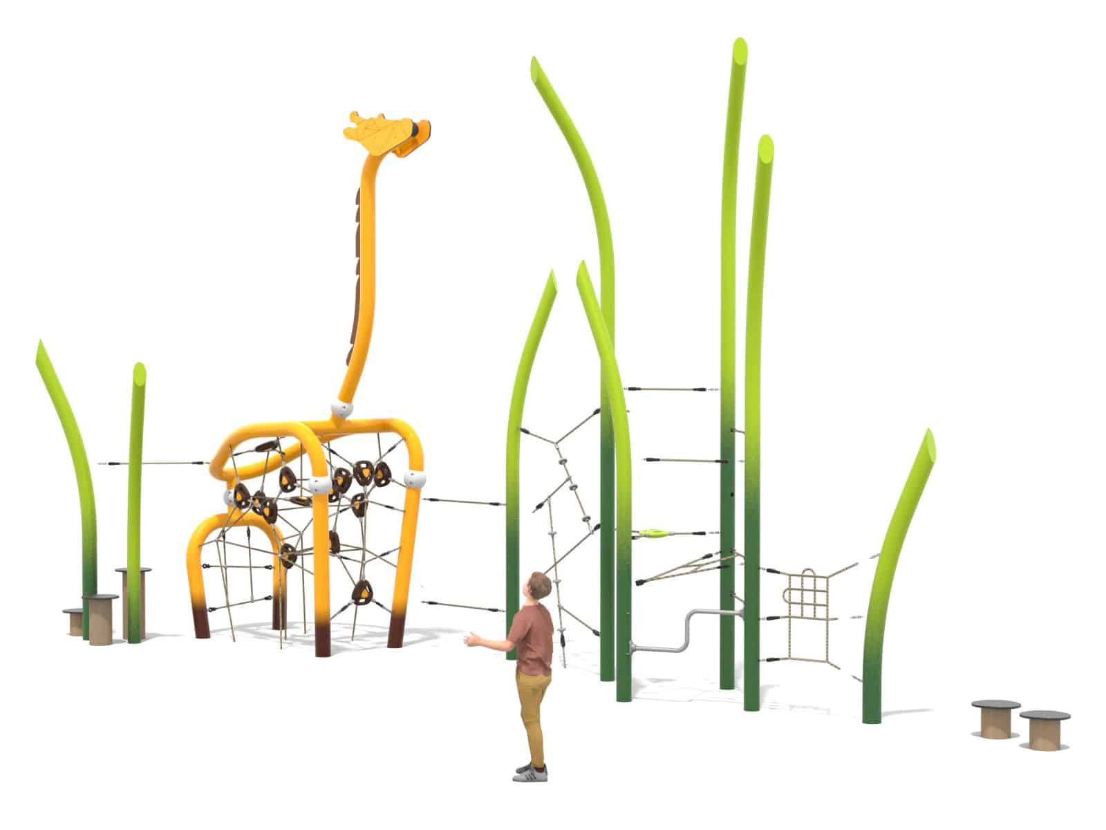 Spielplatz-Giraffe
