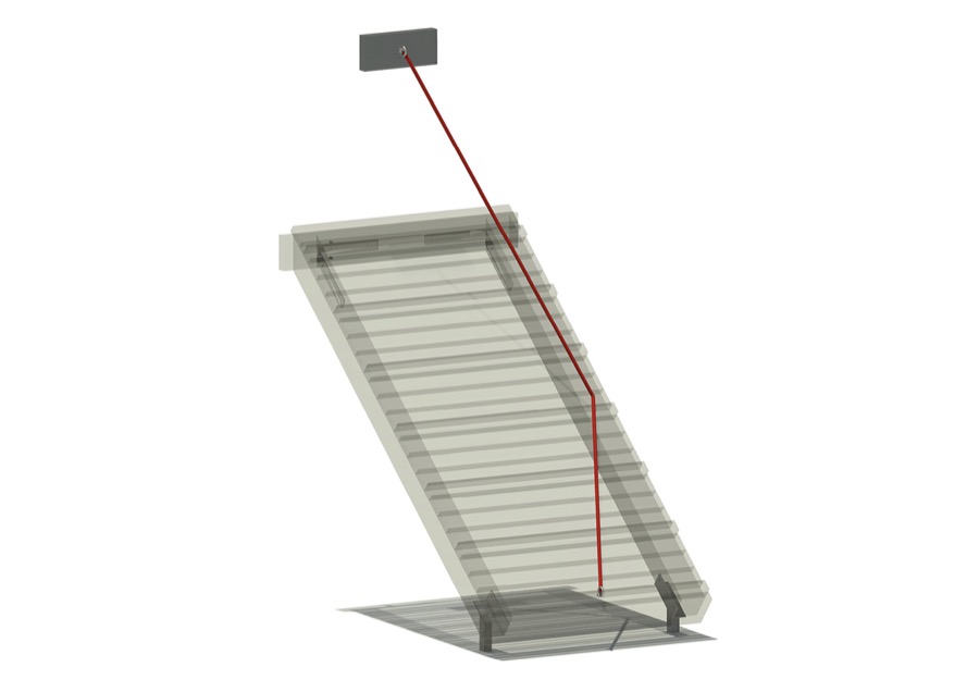 Rampentau für Podesthöhe 162 cm - Serie 1