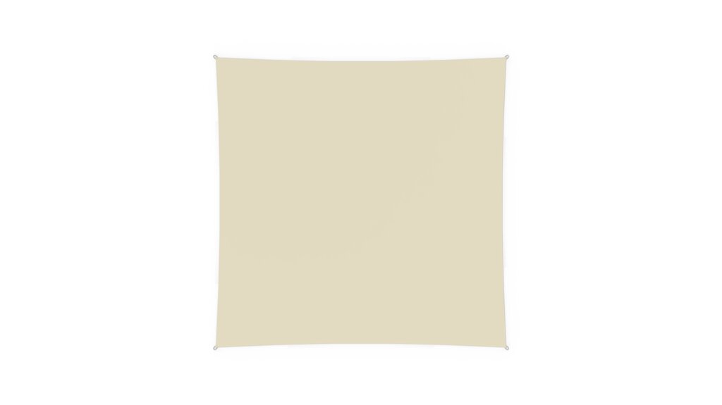 PE-Sonnensegel quadratisch 3.6x3.6 m