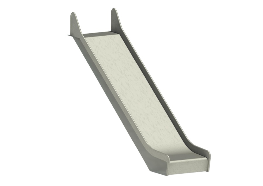 Hangrutschbahn Edelstahl, ABH 240 cm,Breite 100 cm