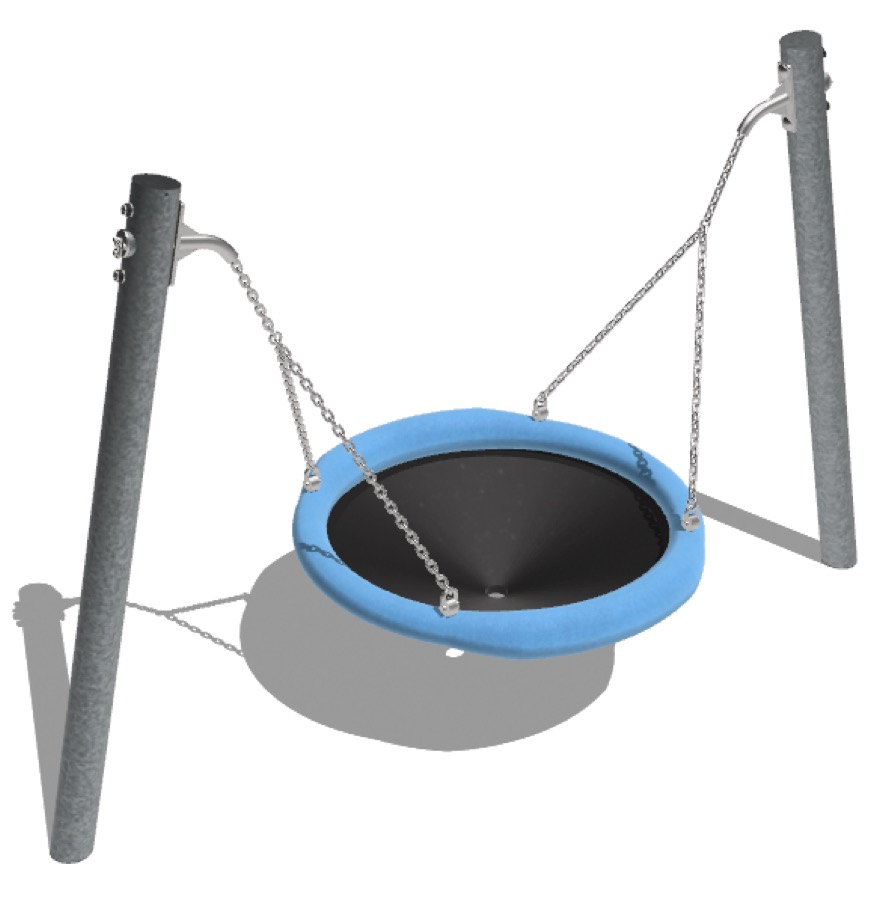 Vogelnestschaukel mini aus Metall