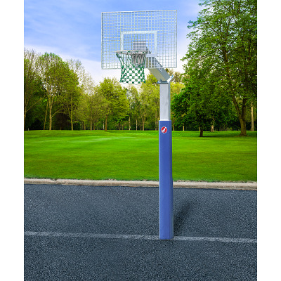 Sport-Thieme Basketballanlage „Fair Play Silent 2.0“ mit Herkulesseil-Netz