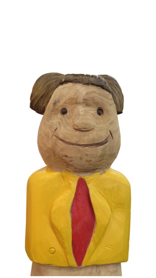 Pfostenkopf/Schnitzfigur Max -
