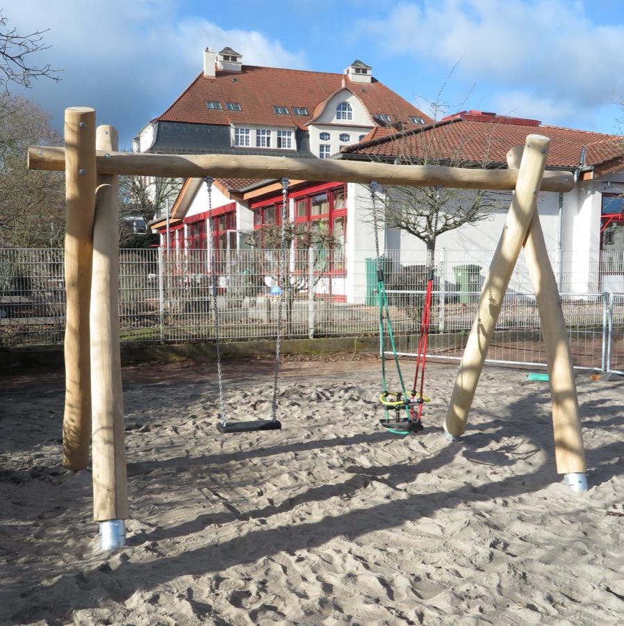Schaukel 2-fach LH210cm, 1 Kleinkind-Schaukelsitz