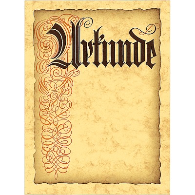 Urkunde „Jubiläum/Mitgliedschaft“