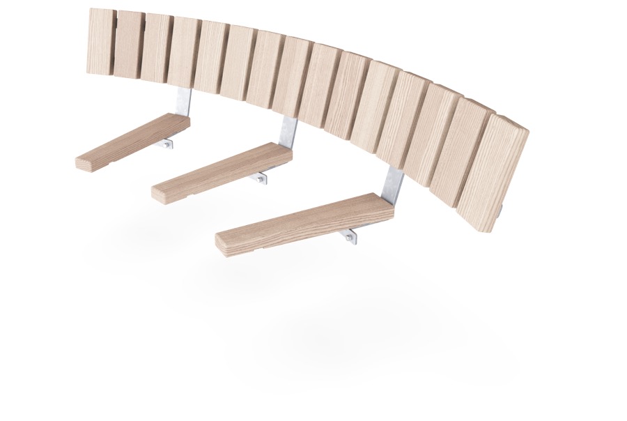 Rumba Rückenlehne, 60° aussen PAR1035