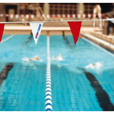 Sport-Thieme Wimpelkette für Rückenschwimmer-Sichtanlage