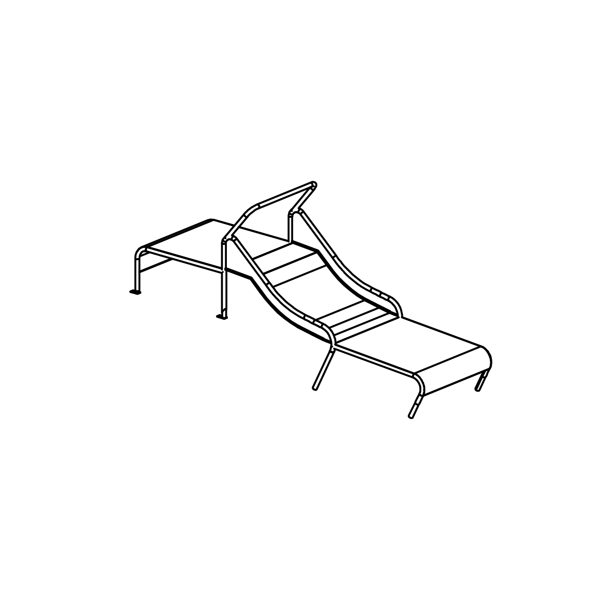 Edelstahlrutsche