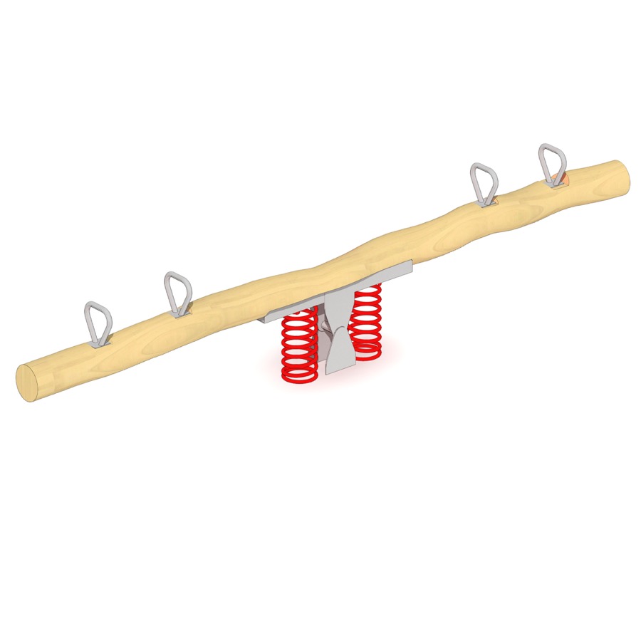 Holzwippe 4-fach, Federaggregat