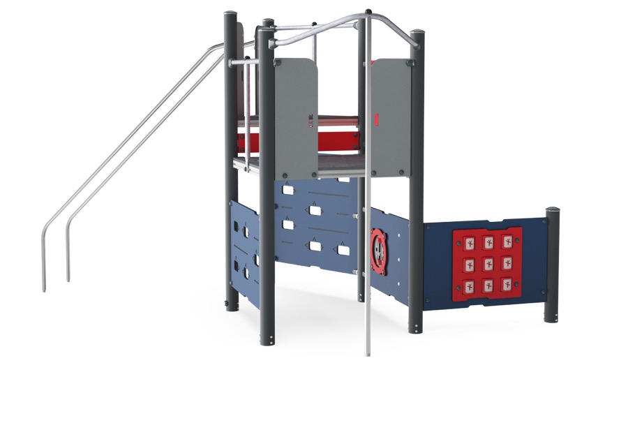 Spielturm mit Barrenrutsche PCM112121