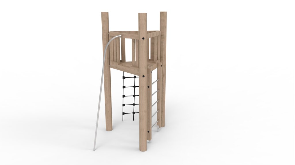 Kletterturm System 3 mit Boden