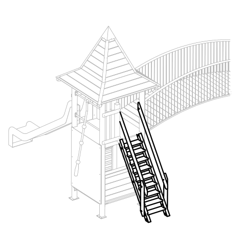 Treppe zu Aluette 4