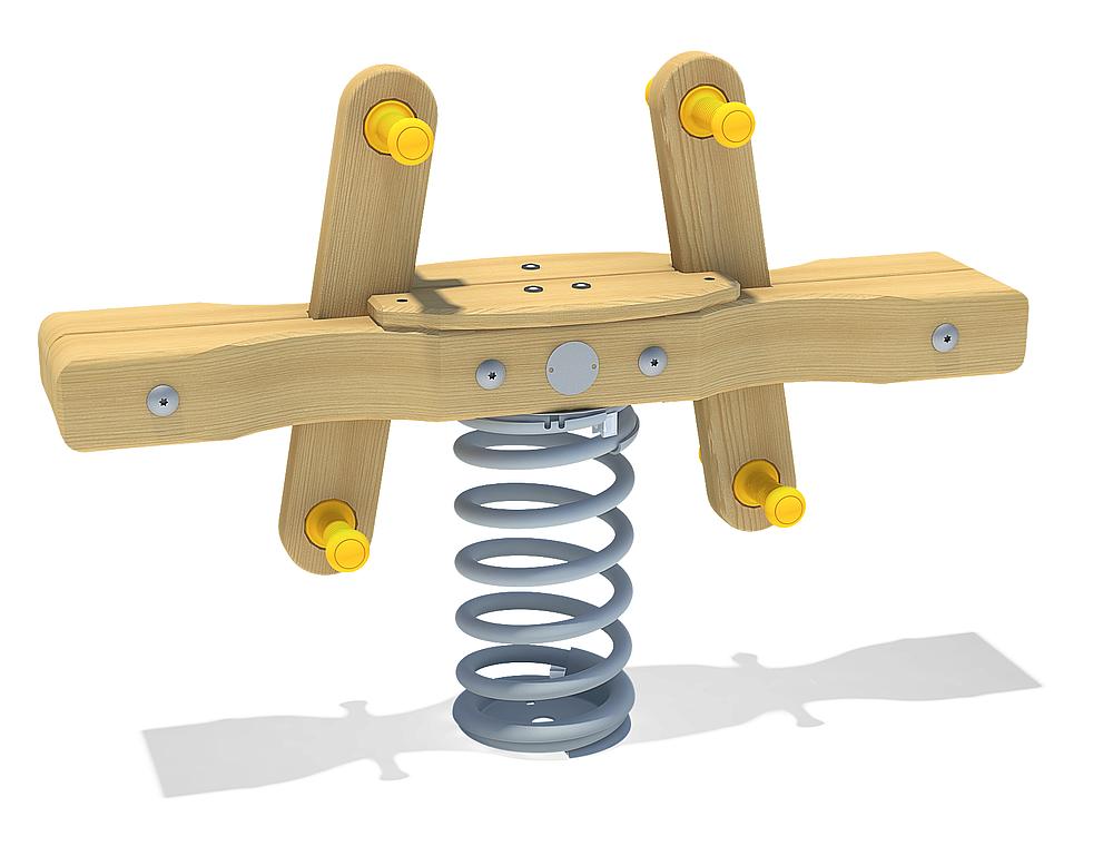 Doppelfederwippe eco-wood