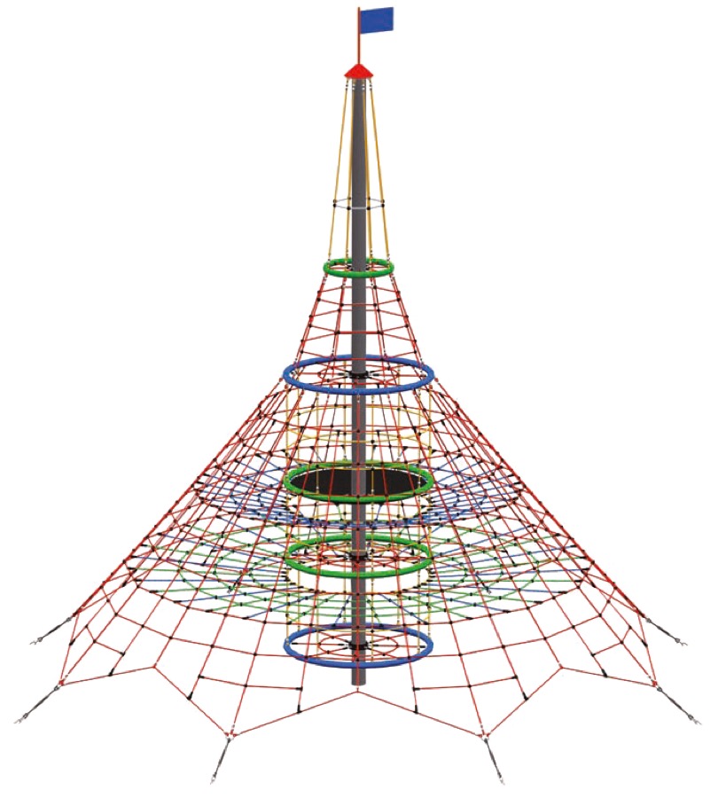 Seilpyramide Dino XXL