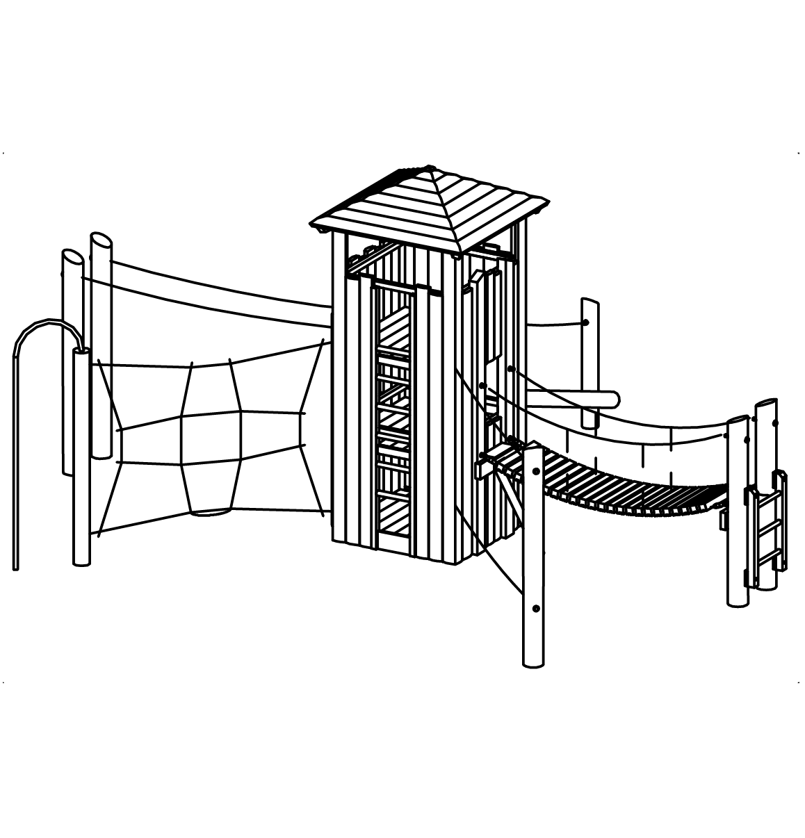 Turmkombination 33 in Lärche