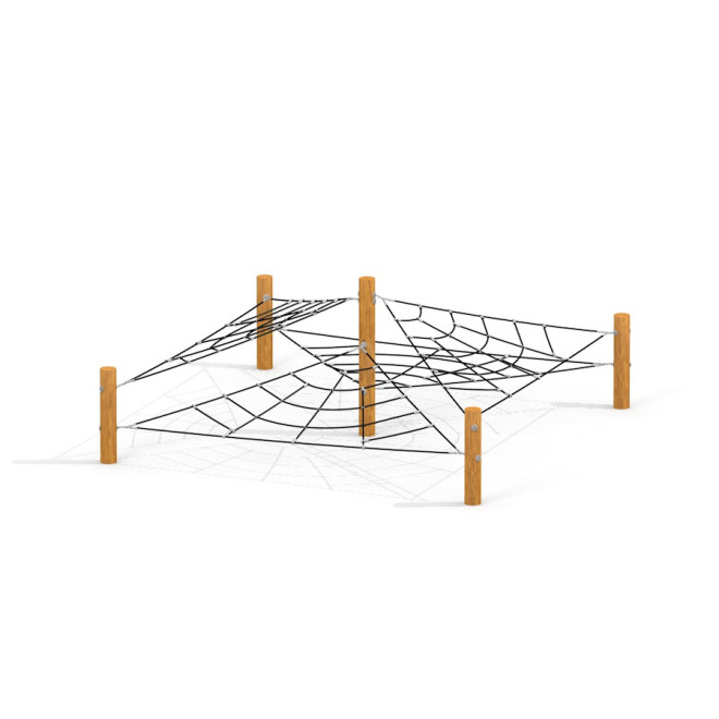 Altweibersommernetz Horizontales Kletternetz