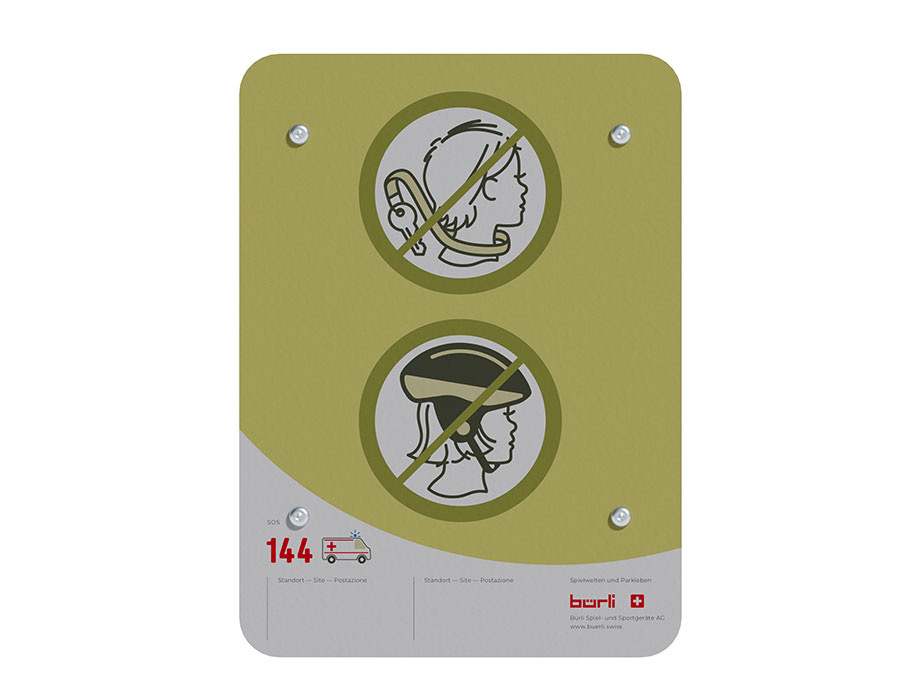 Spielplatztafel Standard