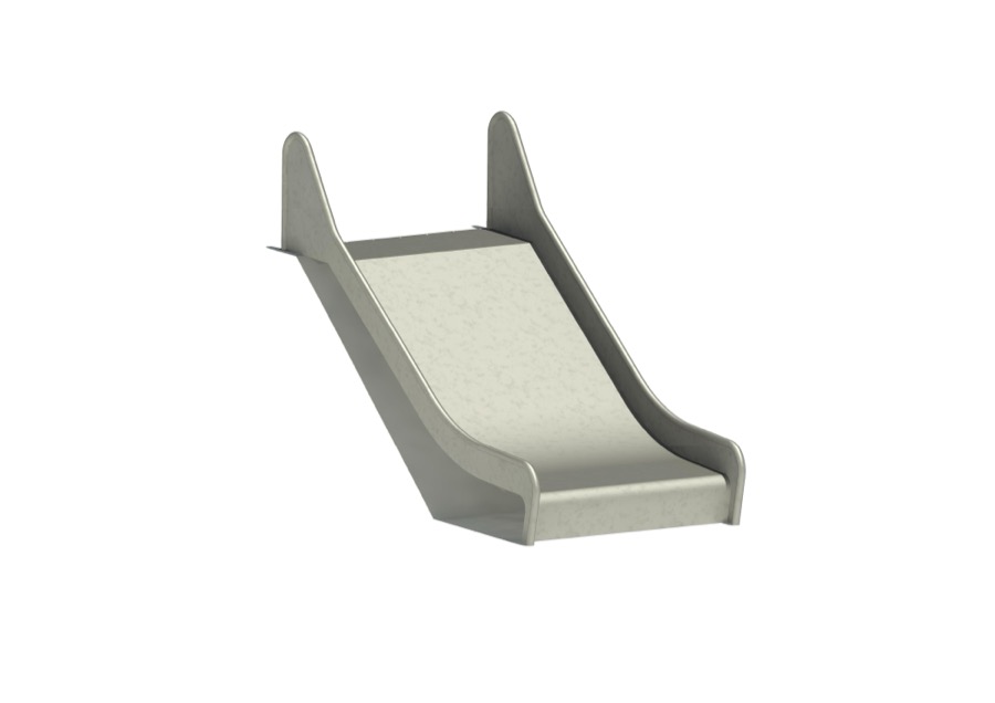Hangrutschbahn Edelstahl, ABH 95 cm, Breite 100 cm