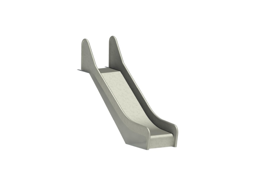Hangrutschbahn Edelstahl, ABH 95 cm, Breite 50 cm