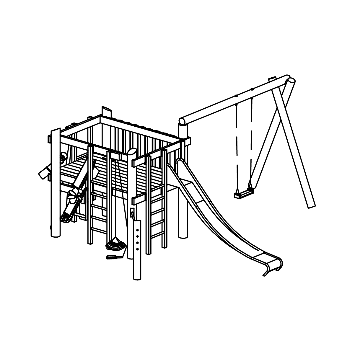 Bauwerkgerüst-Kombination 0338