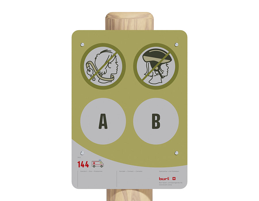Spielplatztafel individuell