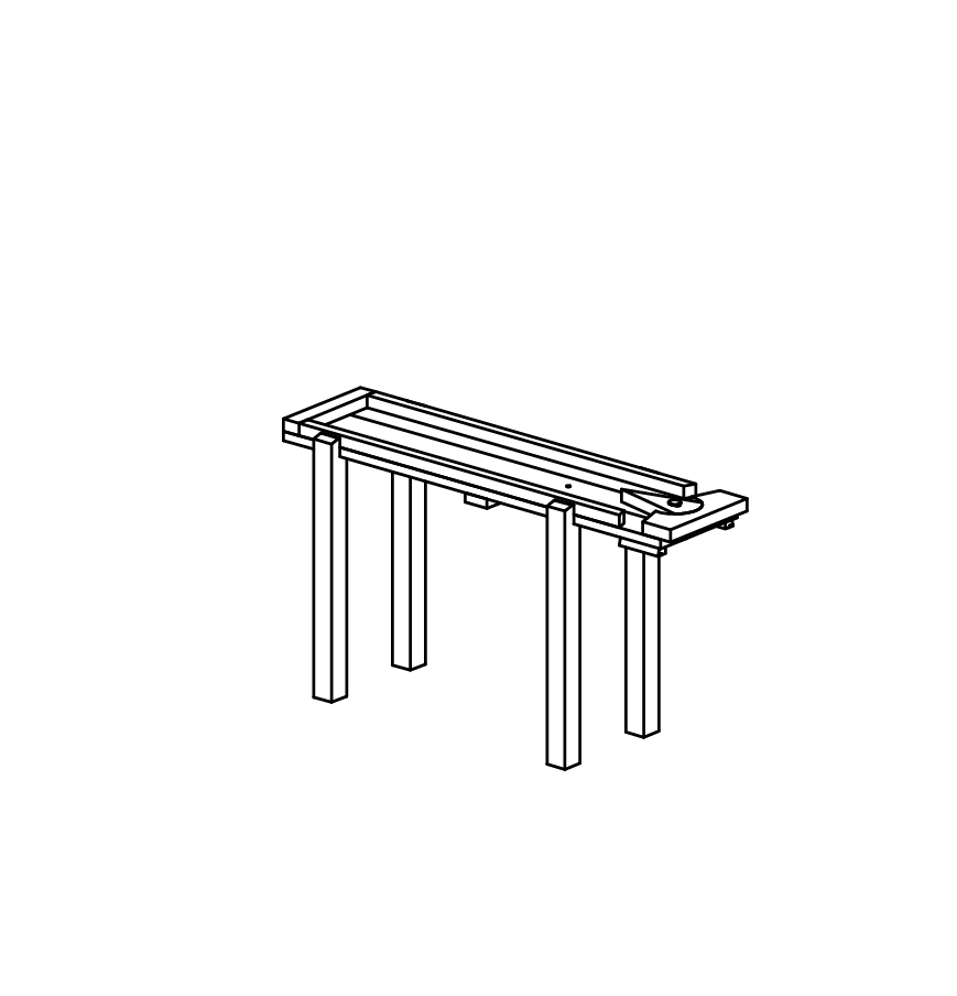 Rinne mit Zweiwegeverschluss