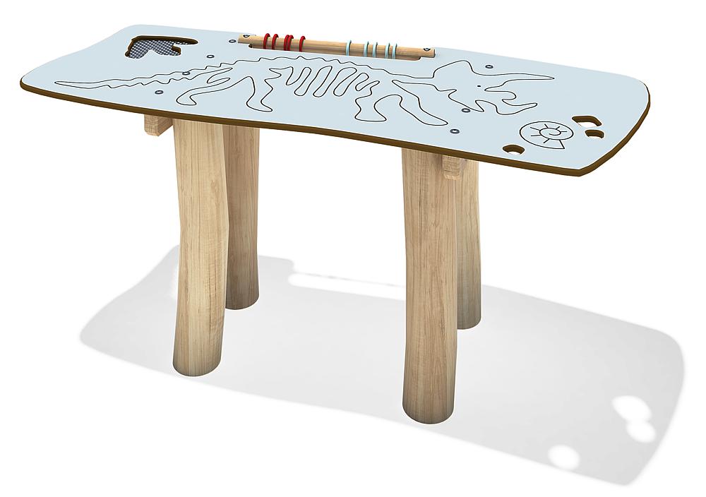 Sandspieltisch Fossilienfund Triceratops