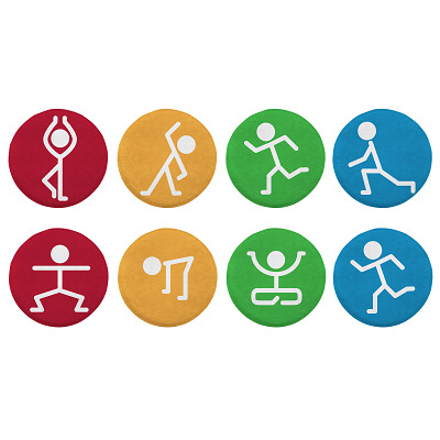 Achoka Bodenmarkierungs-Set „Activity Spots“
