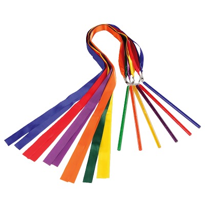 Sport-Thieme Gymnastikbänder-Set „Rhythmo-Doppelbänder“