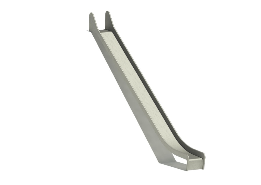 Hangrutschbahn Edelstahl, ABH 300 cm, Breite 50 cm