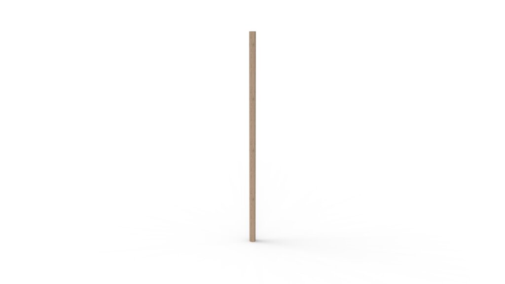 Pfosten für Sonnensegel, Robinie, 4 m Ø10-14 cm