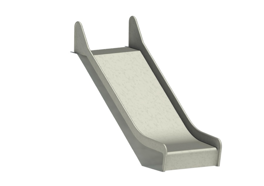 Hangrutschbahn Edelstahl, ABH 150 cm,Breite 100 cm