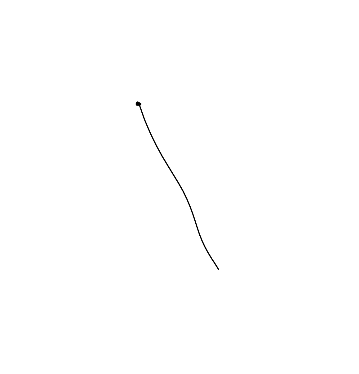 Halteseil für schräge Wand
