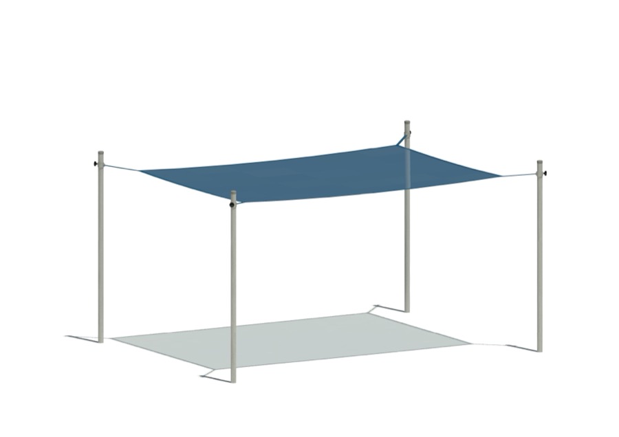 Sandkastenabdeckung/Sonnenschutz 071, 200 x 300 cm