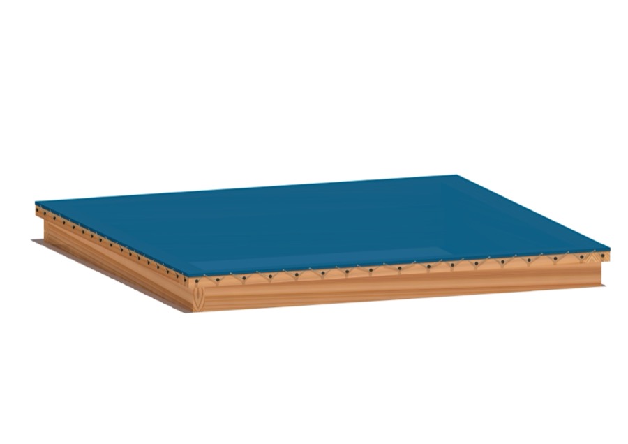 Sandkastenabdeckung 071, 400 x 400 cm