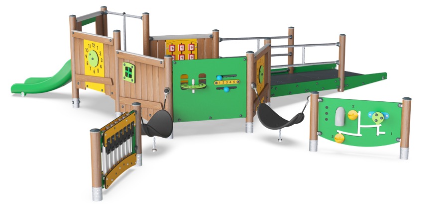 Spielturm mit Rampe PCW103031