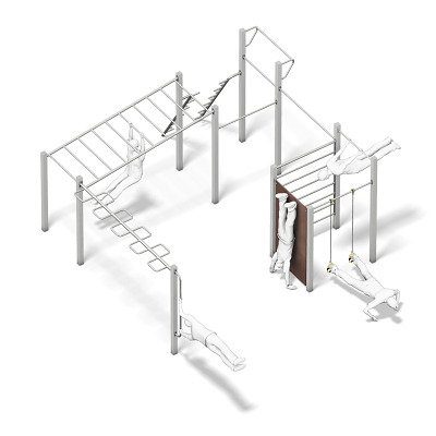 Playparc Calisthenics-Anlage 4FCICRLE „Discovery“