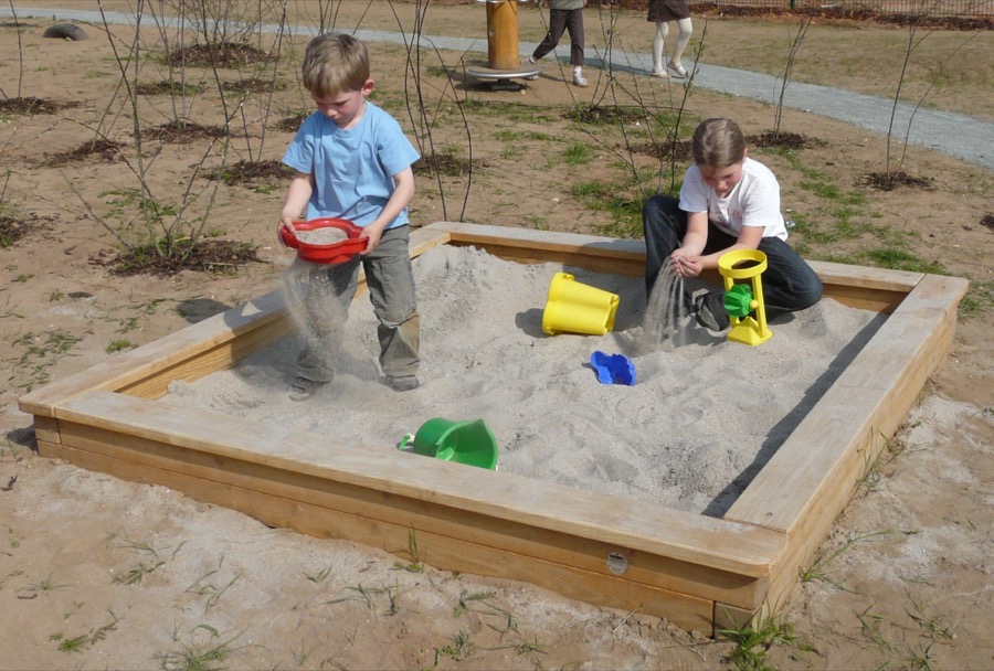 Sandkasten 2-lagig, 2x2m