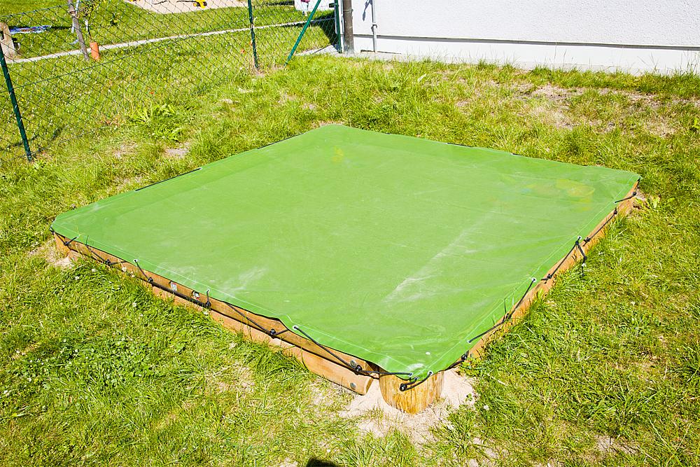 Sandkastenabdeckung Quadrat 360