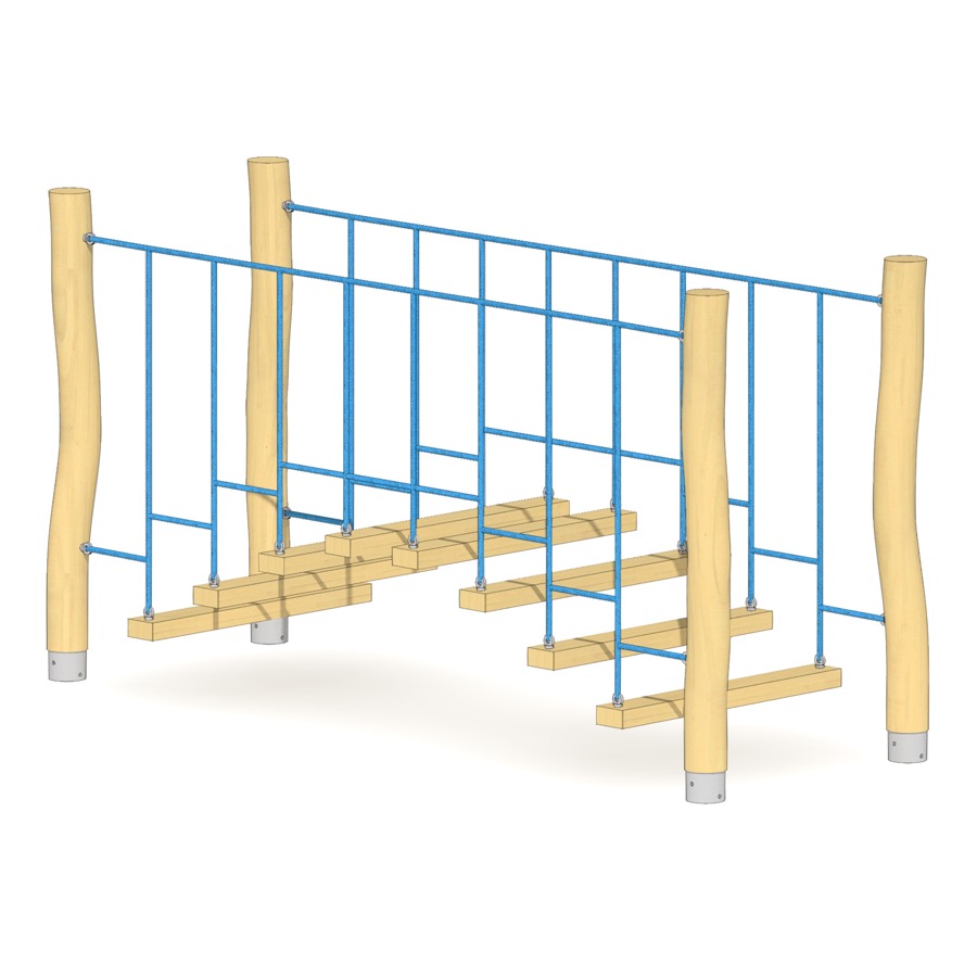 Seiltreppenbrücke 3m