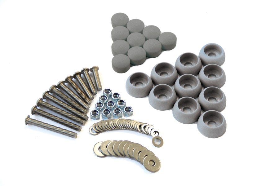 Befestigungsmaterial Klettergriffe, 15 mm