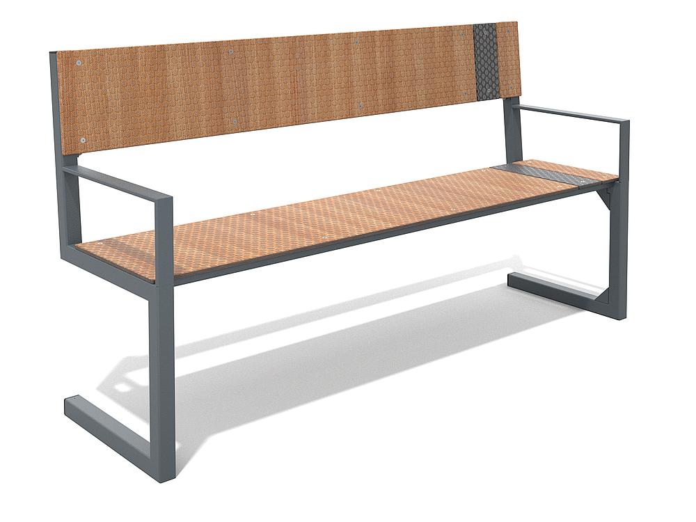Urbaniq Bank mit Lehne Lio