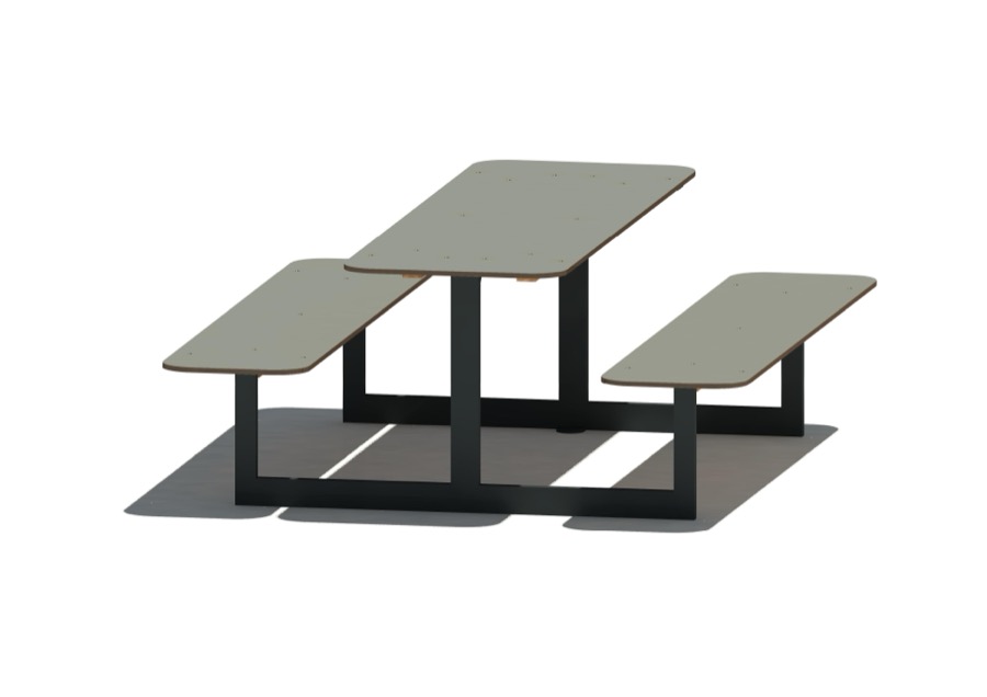 Bank-Tisch-Bank-Kombination 15001 (HPL)