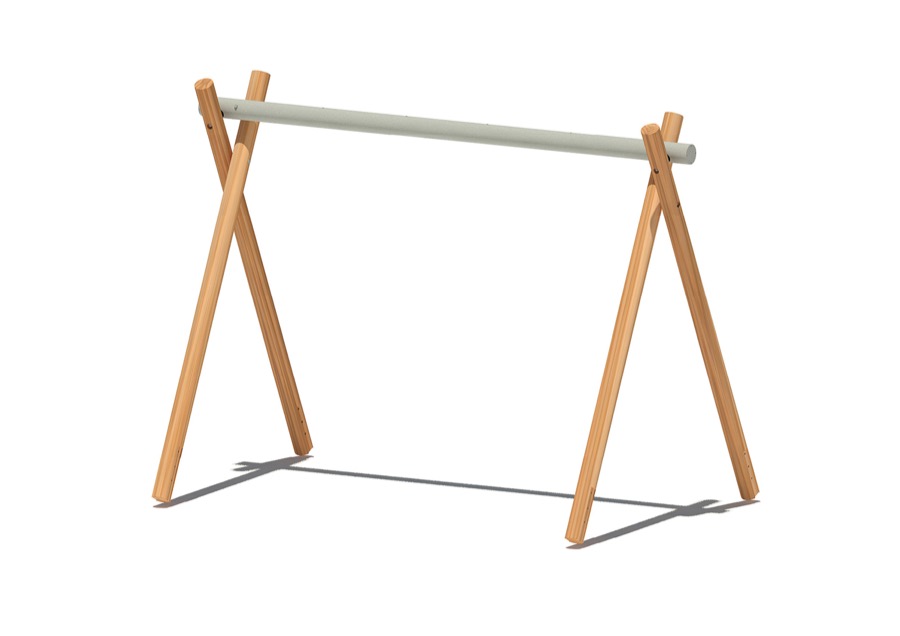 Ersatz-Holzbau mit Querrohr für Schaukel 5120