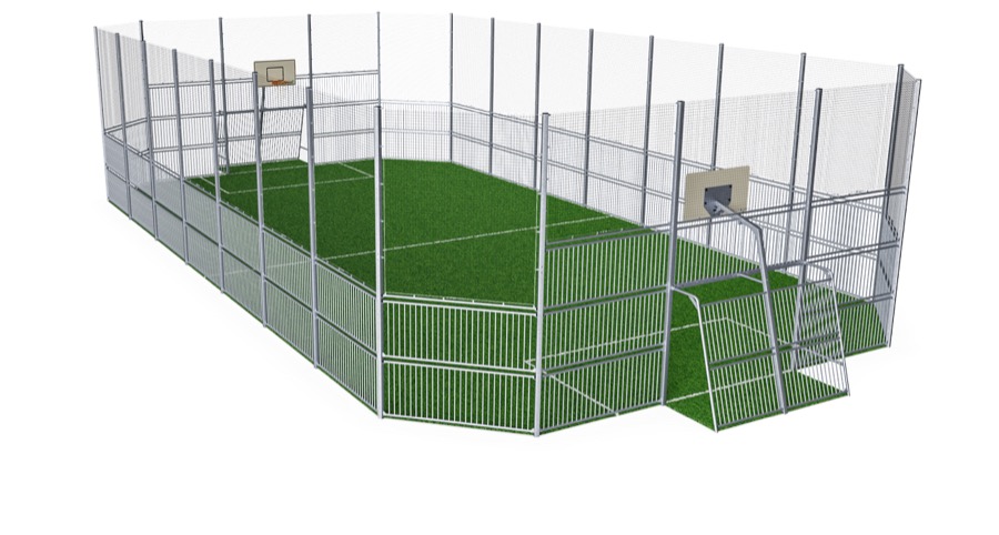 MUGA, 12 x 24 m, Stahl FRE600201