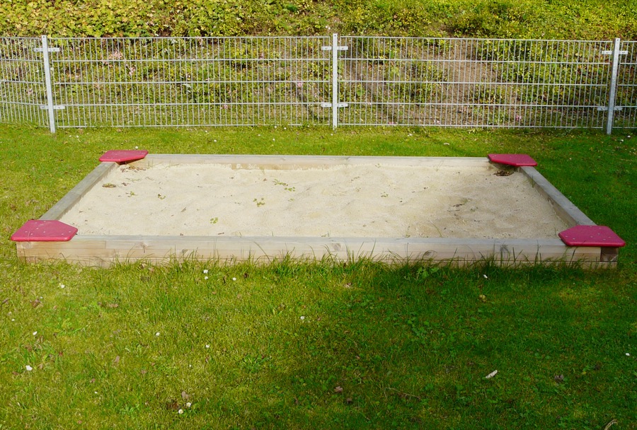 Sandkasten 2-lagig, 3x2m